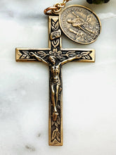 Load image into Gallery viewer, Celtic Peridot Rosary - Bronze - Saint Patrick
