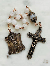 Load image into Gallery viewer, Indulgence Prayer Tenner - Ornate Bronze and Moonstone Single Decade Rosary CeCeAgnes
