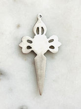 Load image into Gallery viewer, Saint James Crucifix Pendant - Sterling Silver - Antique Reproduction CeCeAgnes Rosary Parts
