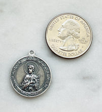Load image into Gallery viewer, Saint Agnes and Saint Maria Goretti Sterling Silver - Antique French Reproduction CeCeAgnes Rosary Parts
