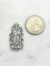 Load image into Gallery viewer, Our Lady of Carmel - Sterling Silver - Antique French Reproduction CeCeAgnes Rosary Parts
