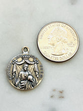 Load image into Gallery viewer, Christ the King Friends of Jesus Sterling Silver Medal - Antique Reproduction
