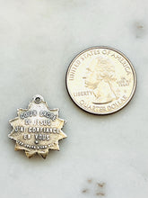 Load image into Gallery viewer, Sacred Heart of Jesus Sterling Silver Medal - Antique Reproduction
