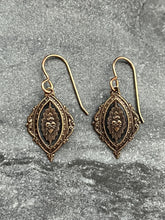 Load image into Gallery viewer, Sacred Heart Bronze Earrings
