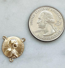 Load image into Gallery viewer, 14K Gold Virgo Maria Centerpiece
