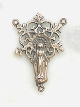 Load image into Gallery viewer, Mary Rosary Center - Bronze - 351 CeCeAgnes Rosary Parts
