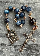 Load image into Gallery viewer, Our Lady of Sorrows Rosary - Kunzite and Bronze Single Decade Rosary
