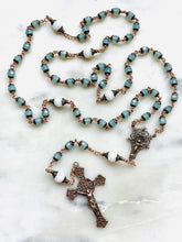 Load image into Gallery viewer, Heirloom Crystal and Bronze Rosary - Pacific Opal
