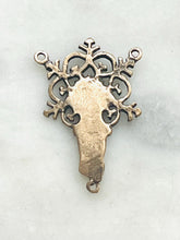 Load image into Gallery viewer, Mary Rosary Center - Bronze - 351 CeCeAgnes Rosary Parts
