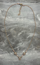Load image into Gallery viewer, Rosebud Necklace - Solid  Bronze Blessed Virgin Mary and Sacred Heart
