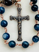 Load image into Gallery viewer, Our Lady of Sorrows Rosary - Kunzite and Bronze Single Decade Rosary
