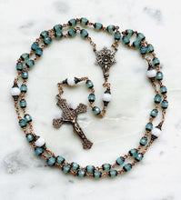 Load image into Gallery viewer, Heirloom Crystal and Bronze Rosary - Pacific Opal
