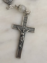 Load image into Gallery viewer, Saint Therese Chaplet - Rosary Chaplet - Moonstone Gemstones - Roses Crucifix - Sterling Silver
