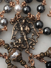 Load image into Gallery viewer, Holy Souls Rosary - Purgatory to Heaven - Ombré - Saint Michael
