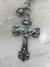Load image into Gallery viewer, Beautiful Single Decade Charm Rosary! - Sapphires - Sterling Silver
