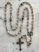 Load image into Gallery viewer, Holy Spirit Heirloom Rosary - Opals and Bronze CeCeAgnes
