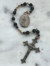 Load image into Gallery viewer, Saint Nicholas Chaplet - Green and Red - Bronze CeCeAgnes
